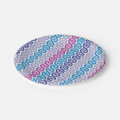 DNS-Muster Pappteller (Schrägansicht)