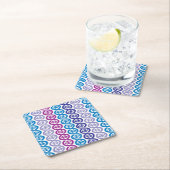 DNS-Muster Rechteckiger Pappuntersetzer (Vor Ort)