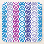 DNS-Muster Rechteckiger Pappuntersetzer (Vorderseite)