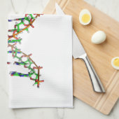 DNS - Wissenschaft/Wissenschaftler/Biologie Geschirrtuch (Viertel Falte)