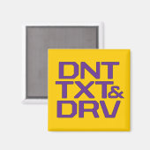 DNT TXT & DRV MAGNET (Vorderseite/Rückseite)
