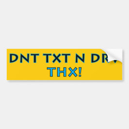 DNT TXT N DRV AUTOAUFKLEBER