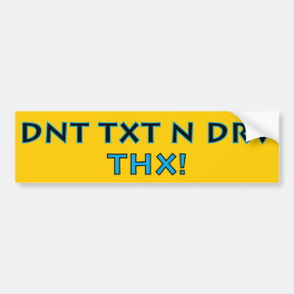 DNT TXT N DRV AUTOAUFKLEBER