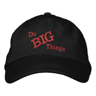 Do BIG Dinge bestickt Hat Bestickte Baseballkappe