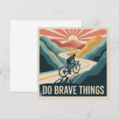 Do Brave Things Einladung (Vorne/Hinten)