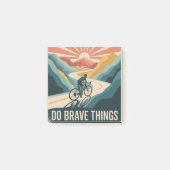 Do Brave Things Post-it Klebezettel (Vorderseite)