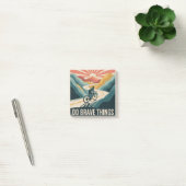 Do Brave Things Post-it Klebezettel (Büro)