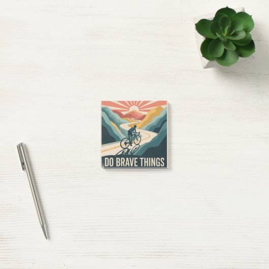 Do Brave Things Post-it Klebezettel (Büro)