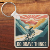 Do Brave Things Schlüsselanhänger (Vorderseite)
