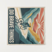 Do Brave Things Wandteppich (Vorderseite (Horizontal))