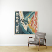 Do Brave Things Wandteppich (Beispiel (Horizontal))