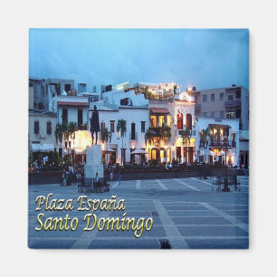 DO-Dominikanische Republik - Santo Domingo Platz S Magnet