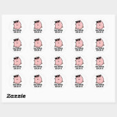 Do Epig Stuff Funny Epic Pig Pub Runder Aufkleber (Blatt)