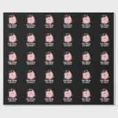Do Epig Stuff Funny Epic Pig Pun Dark BG Geschenkpapier (Flach)