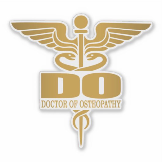 DO (Gold) Aufkleber (Vorderseite)