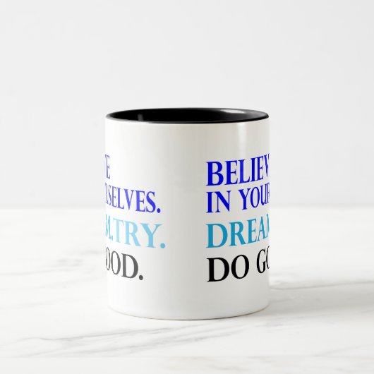Do Good BMW Mr. Feeny Final Advice 90s Sitcom Zweifarbige Tasse (Mittel)