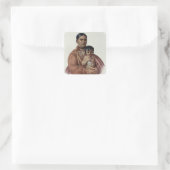 Do-Hon-Go, eine Osage Quadratischer Aufkleber (Tasche)