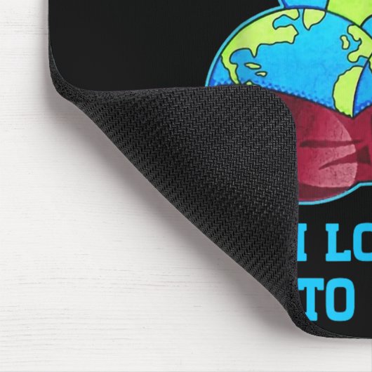 Do I Look Flat To You Earth Day Mother Day Mousepad (Ecke)