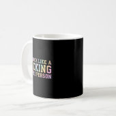 Do I Look Like A Foring People Person - Fun Tie Dy Kaffeetasse (Vorderseite Links)