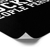 Do I Look Like A Foring People Person - Funny Shir Poster (Ecke)