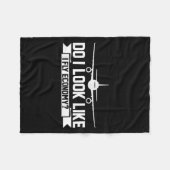 Do I Look Like I Fly Economy _ Funny First Cl Trav Fleecedecke (Vorderseite (Horizontal))