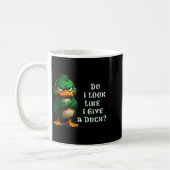Do I-look Like I Give A Duck Funny Sarcastic-duck Kaffeetasse (Links)