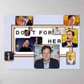 "Do it for her" Nick Clegg Poster (Vorne)