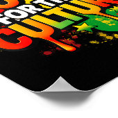 Do It For The Culture Black History Month Men Wome Poster (Ecke)