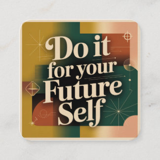 Do It For Your Future Self Begleitkarte