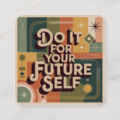 Do It For Your Future Self Begleitkarte (Vorderseite)