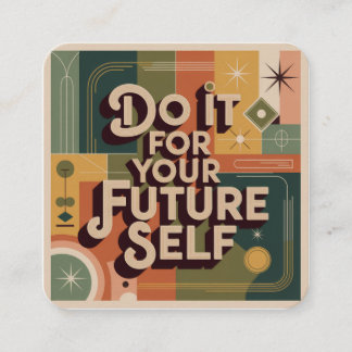 Do It For Your Future Self Begleitkarte