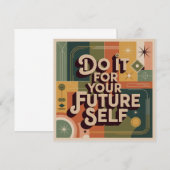 Do It For Your Future Self Einladung (Vorne/Hinten)