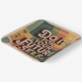 Do It For Your Future Self Pappteller (Gewinkelt)