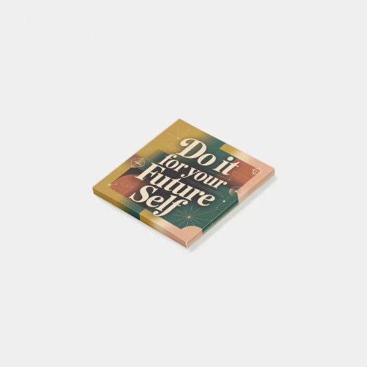 Do It For Your Future Self Post-it Klebezettel (angewinkelt)