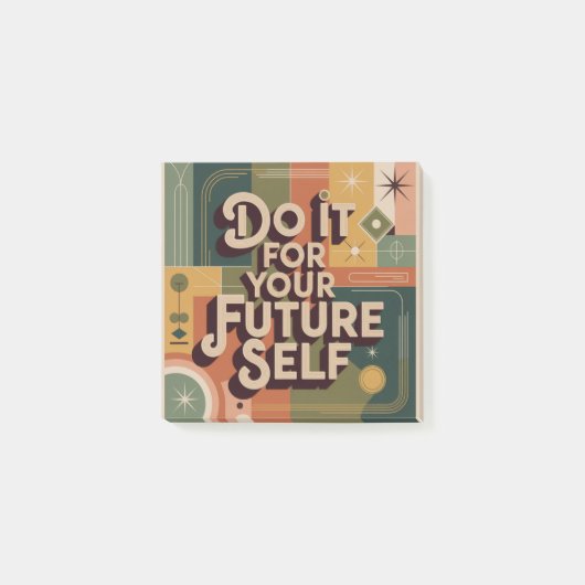 Do It For Your Future Self Post-it Klebezettel (Vorderseite)