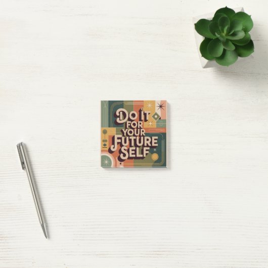 Do It For Your Future Self Post-it Klebezettel (Büro)