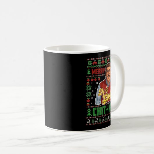 Do It Funny Chit-mas Christmas Kaffeetasse (VorderseiteRechts)