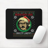 Do It Funny Chit-mas Christmas Santa Hat Ugly Xmas Mousepad (Mit Mouse)