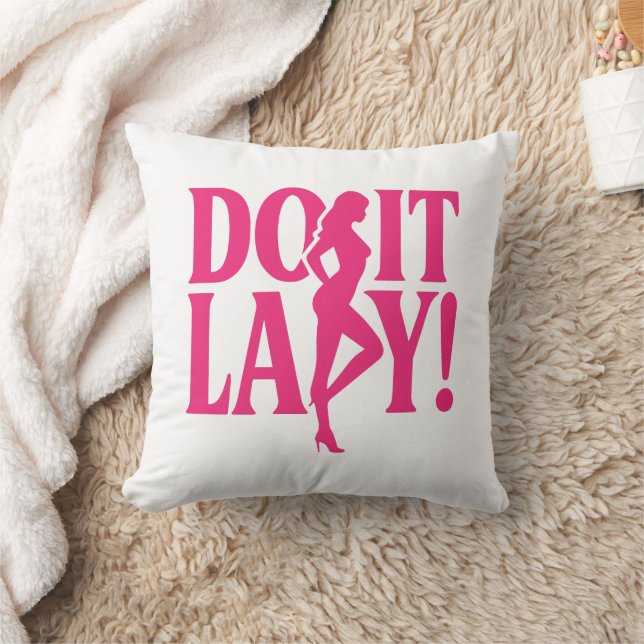 Do it Lady - Ermächtigung der Frau Kissen (Decke)