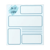 Do it Lady Notepad Notizblock (Vorderseite)