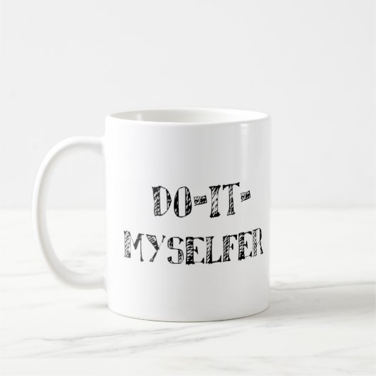 do-it-myselfer kaffeetasse (Links)