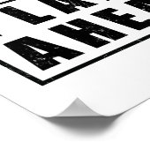 Do It Right the First Time - Plan Ahead Poster (Ecke)