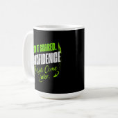 Do It Scared - Motivational Confidence Inspiration Kaffeetasse (Vorderseite Links)