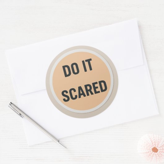 DO IT SCARED Sticker (Umschlag)