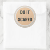 DO IT SCARED Sticker (Tasche)