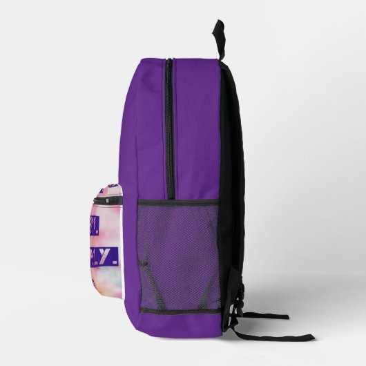 Do Justi - Micah Scripture Backpack Bedruckter Rucksack (Rechts)