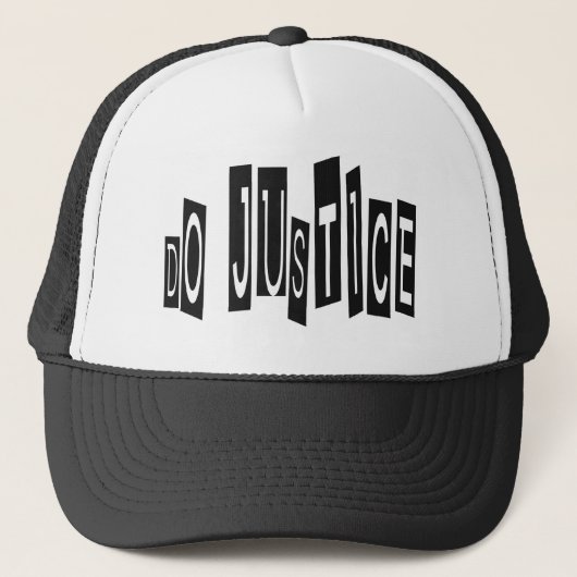 Do Justice Cap Truckerkappe (Vorderseite)