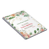 Do Justice Floral Micah 6:8 Personalisiertes Gebet Notizblock (Rechte Seite)