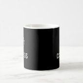 DO LESS Minimal Quote – Simple Lifestyle Design Kaffeetasse (Mittel)