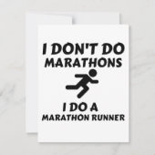 DO MARATHON RUNNER DANKESKARTE (Vorderseite)